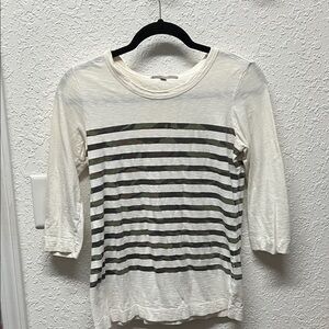 Striped 3/4 Sleeve Top